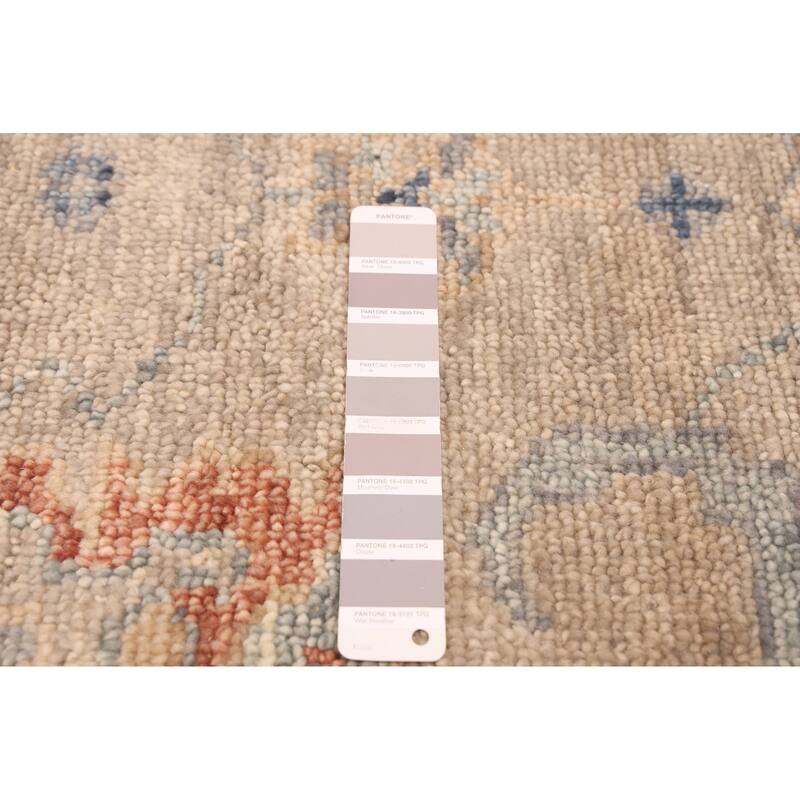 ECARPETGALLERY Hand-knotted Jules Serapi Taupe Wool Rug - 9'2 x 11'10