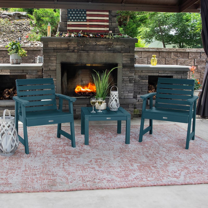 HIGHWOOD Weatherly Garden Chairs Conversation Set