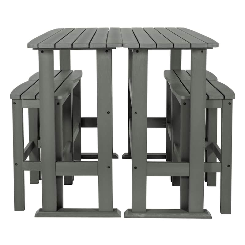 Lehigh 6-Piece Outdoor Balcony Set - Bar-height
