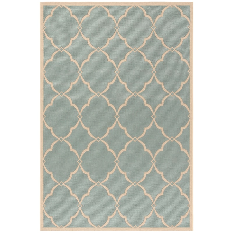 SAFAVIEH Beach House Caetana Indoor /Outdoor Waterproof Patio Backyard Rug