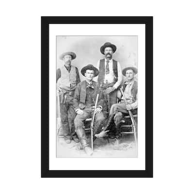 iCanvas "Texas Rangers armed with revolvers and Winchester rifles, 1890 " by American Photographer