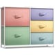 preview thumbnail 11 of 33, Kids Dresser with 5 Drawers Pastel/White