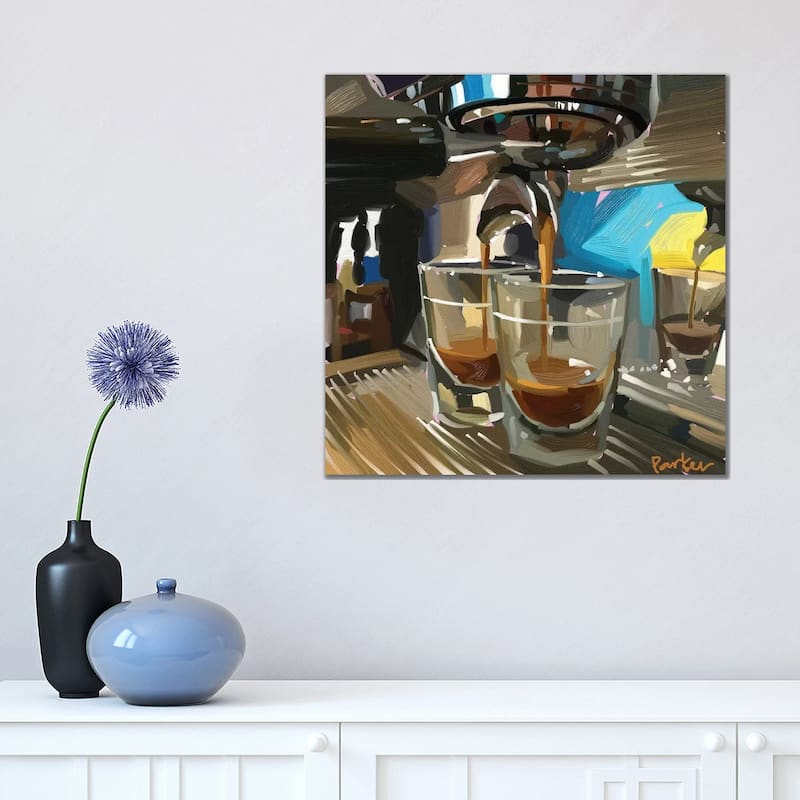 iCanvas "Double Espresso" by Teddi Parker Canvas Print - 18x18x1.5