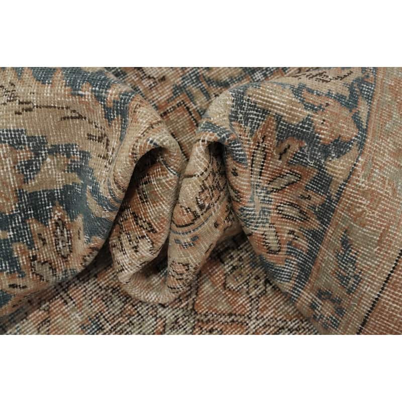 Hand Knotted Oriental 100% Wool Carpet Traditional All-Over Oranges & Rust Mahal Area Rug - 15' 10'' X 8' 7''