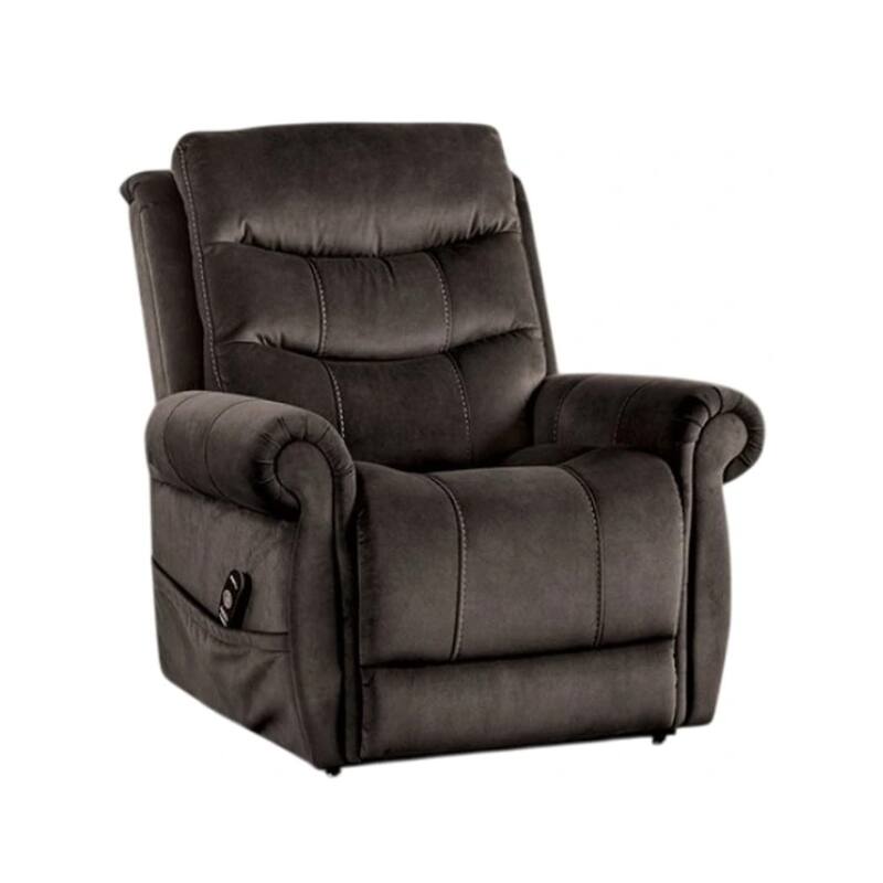 Power Lift Chair with Heat and Massage, Dark Gray Fabric, USB Port