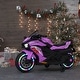 preview thumbnail 10 of 38, 12V Electric Motorcycle For Kids, Powered Toy Motorcycle, Child Motorcycle Ride On With Light Wheels And Bluetooth Music (No Shi