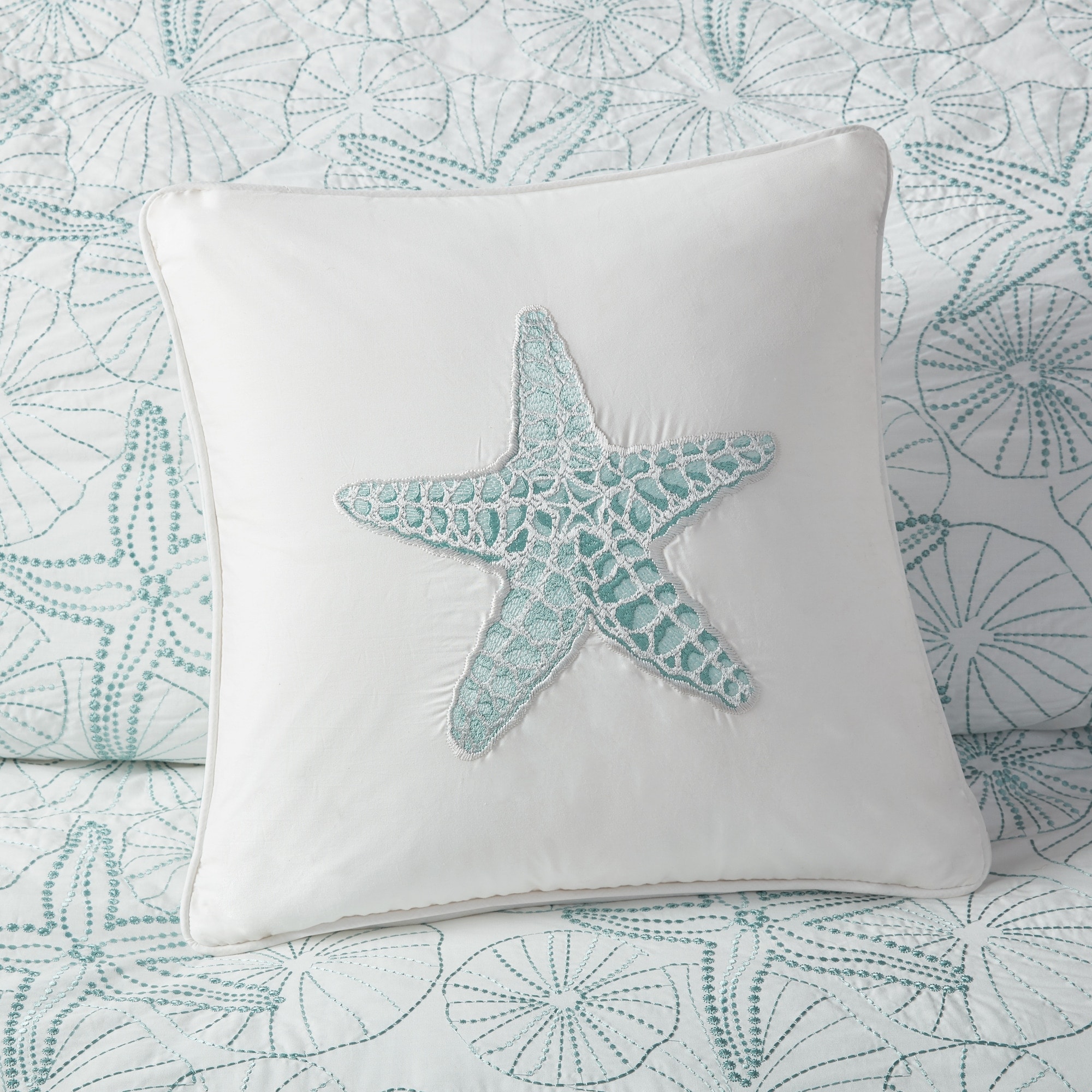 Harbor House Maya Bay Cotton Square Throw Pillow