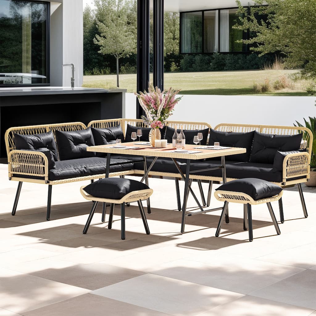 Moasis 7-Piece Outdoor Patio Furniture Set