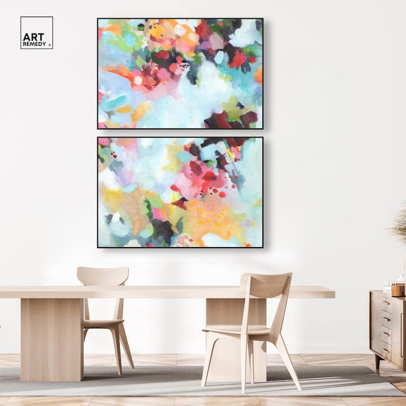 Play of Light Canvas Set of 2 by Art Remedy