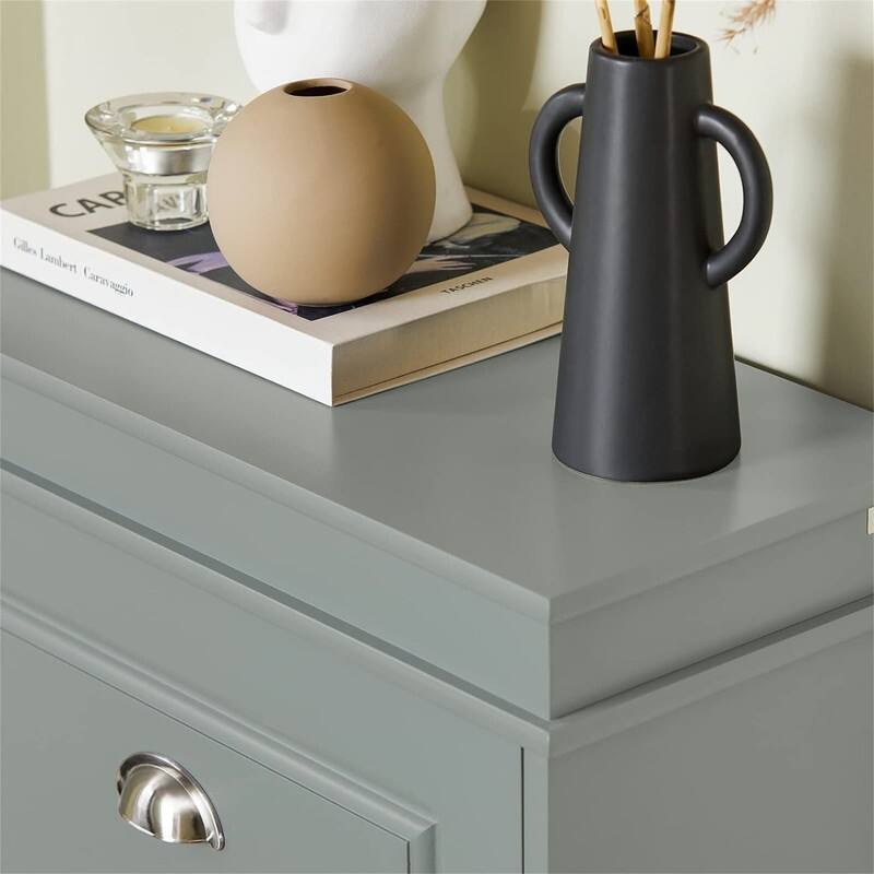 Black Shoe Cabinet with 3 Flip Drawers