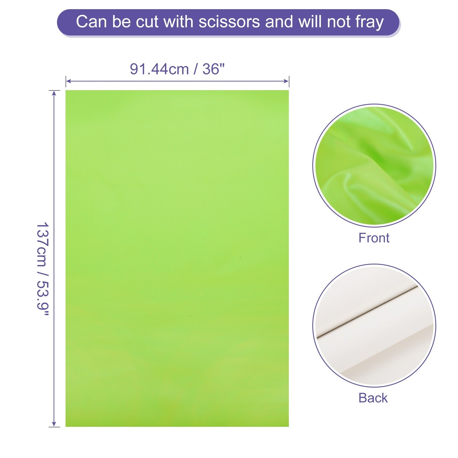 Faux Leather Length PU Leather for Sofa Bags DIY Crafts