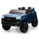 preview thumbnail 1 of 28, 24V 2-Seater Truck Licensed Chevrolet Silverado Ride On Car Toy Blue