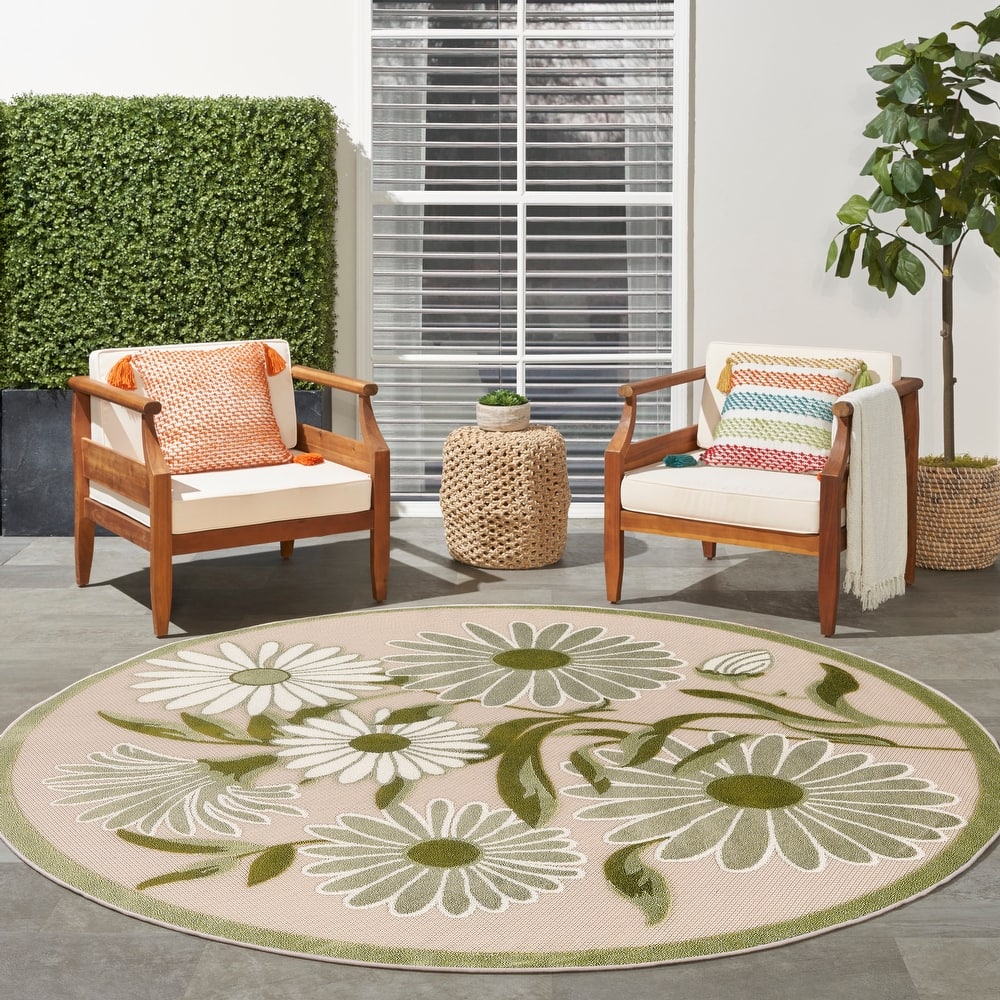 Nourison Aloha Indoor/Outdoor Floral Area Rug