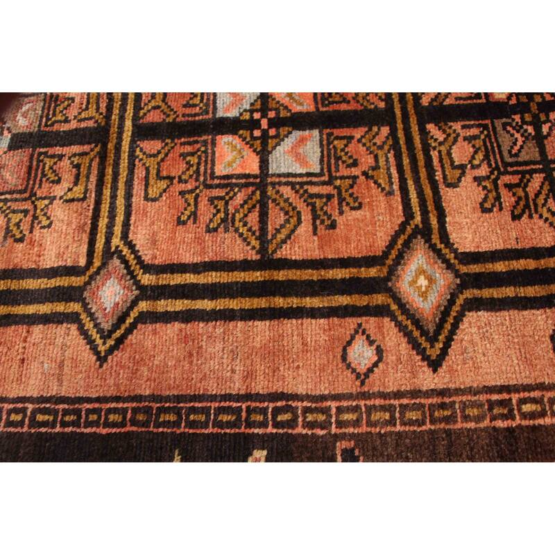 ECARPETGALLERY Hand-knotted Melis Vintage Copper Wool Rug - 4'9 x 7'11