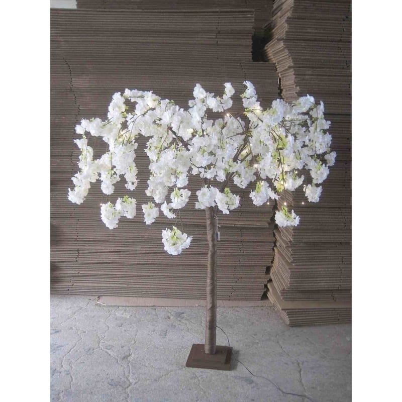 Small Cherry Blossom Tree With 66 Warm White Led - On Sale - Bed Bath ...