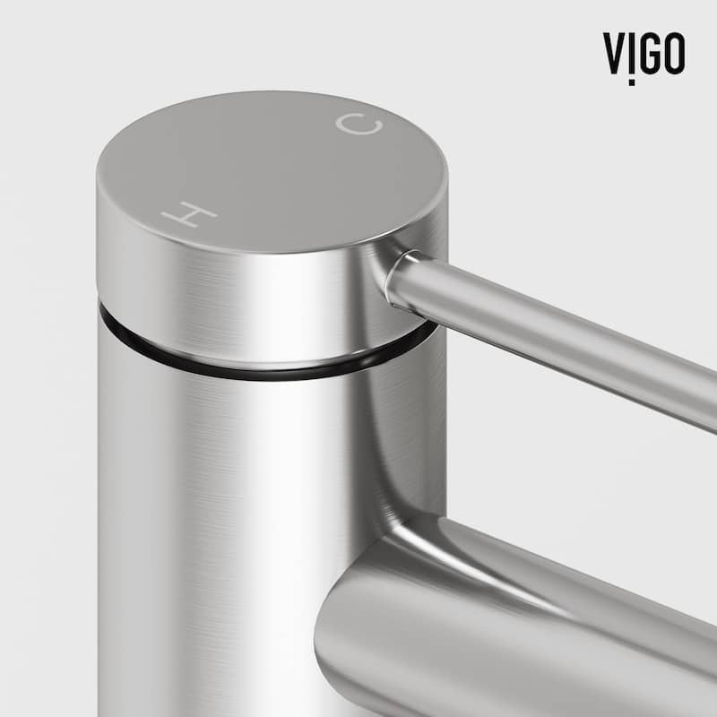 Vigo VG03037 Jewel 1.2 GPM 11" H Single Handle Single Hole Vessel
