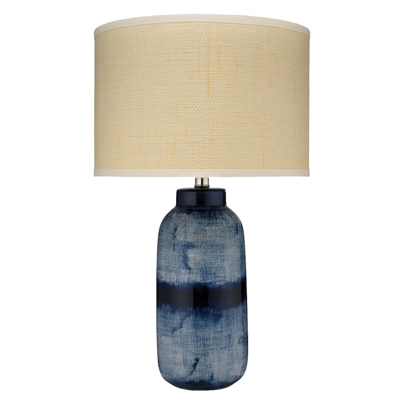Jamie Young Batik Ceramic Table Lamp - Natural