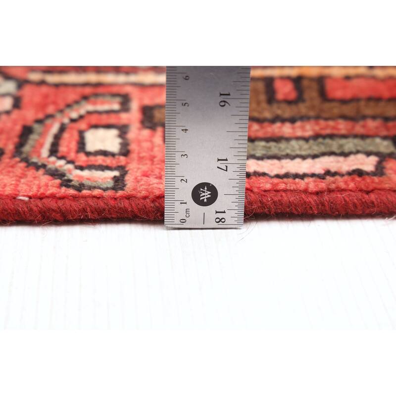 ECARPETGALLERY Hand-knotted Andelz Red Wool Rug - 4'2 x 7'4