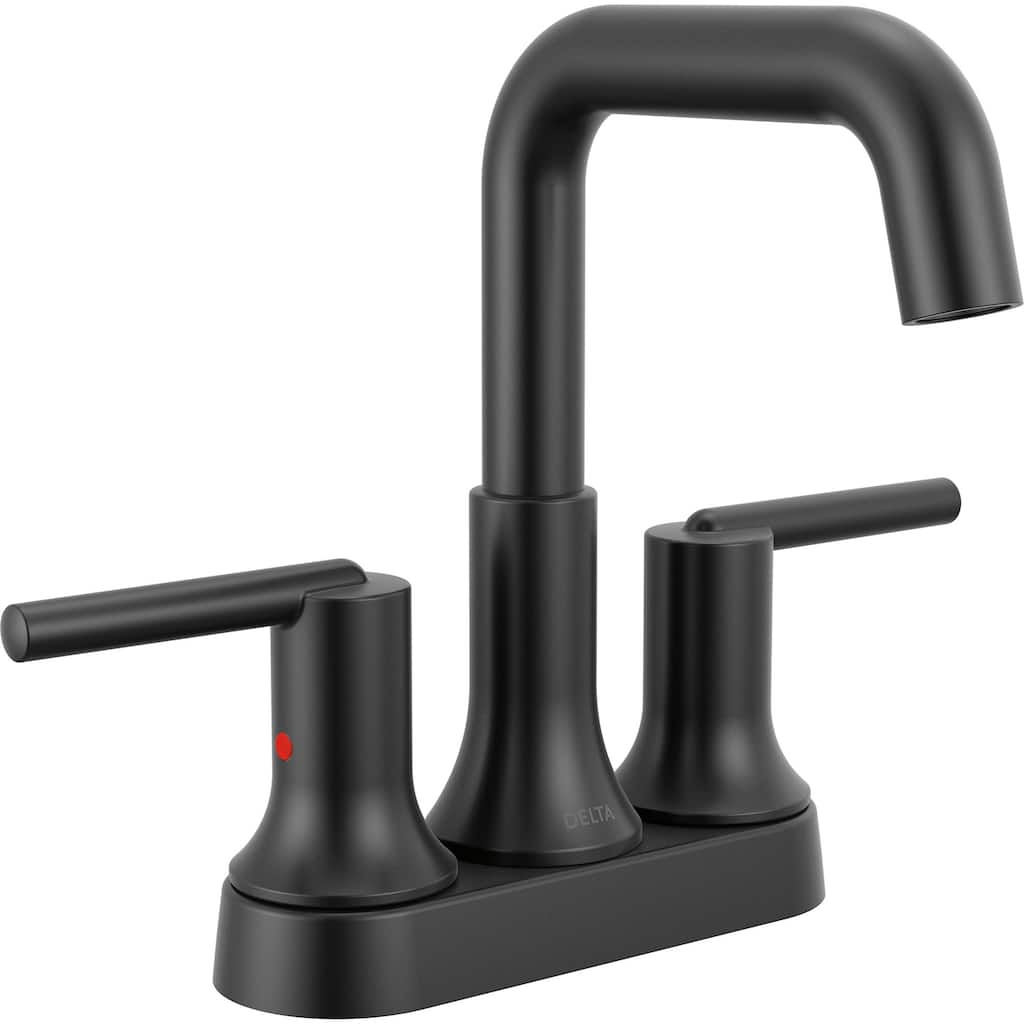 Delta 2554-MPU-DST Trinsic 1.2 GPM Centerset Bathroom Faucet with Push