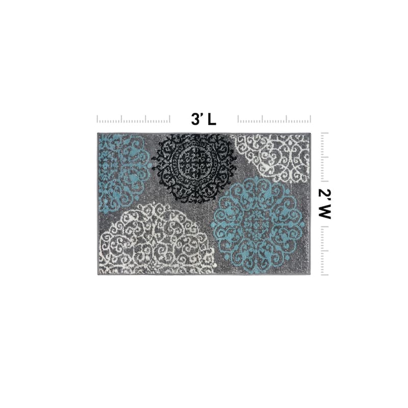 World Rug Gallery Floral Area Rug