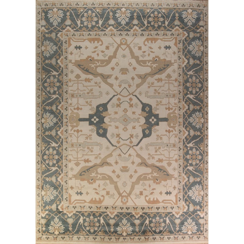 Oushak Oriental Large Area Rug Handmade Wool Carpet - 12'0" x 15'0"