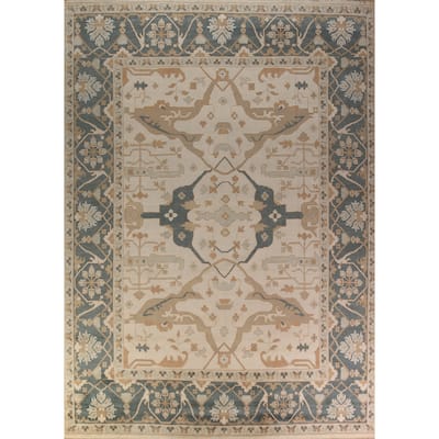 Oushak Oriental Large Area Rug Handmade Wool Carpet - 12'0" x 15'0"