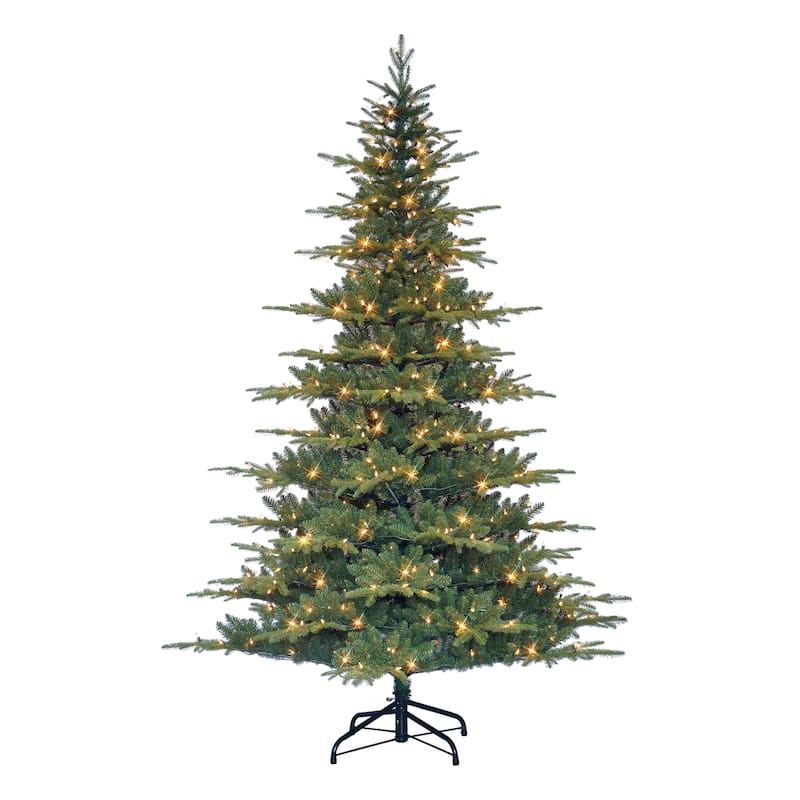 Puleo International 7.5 ft. Pre-Lit Artificial Utah Fir Tree