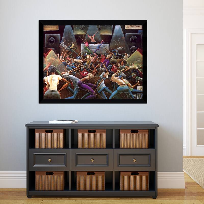 Framed Art Print 'Jump Off' by Frank Morrison 38 x 29-inch