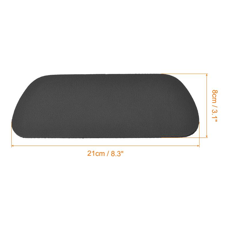 Refrigerator Drip Catcher, Water Absorbent Pad for Refrigerator Drip - Black - 2 Pcs
