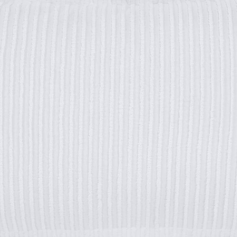 Better Trends Jullian Bold Stripes Design 100% Cotton Tufted Shams Machine Washable Tumble Dry