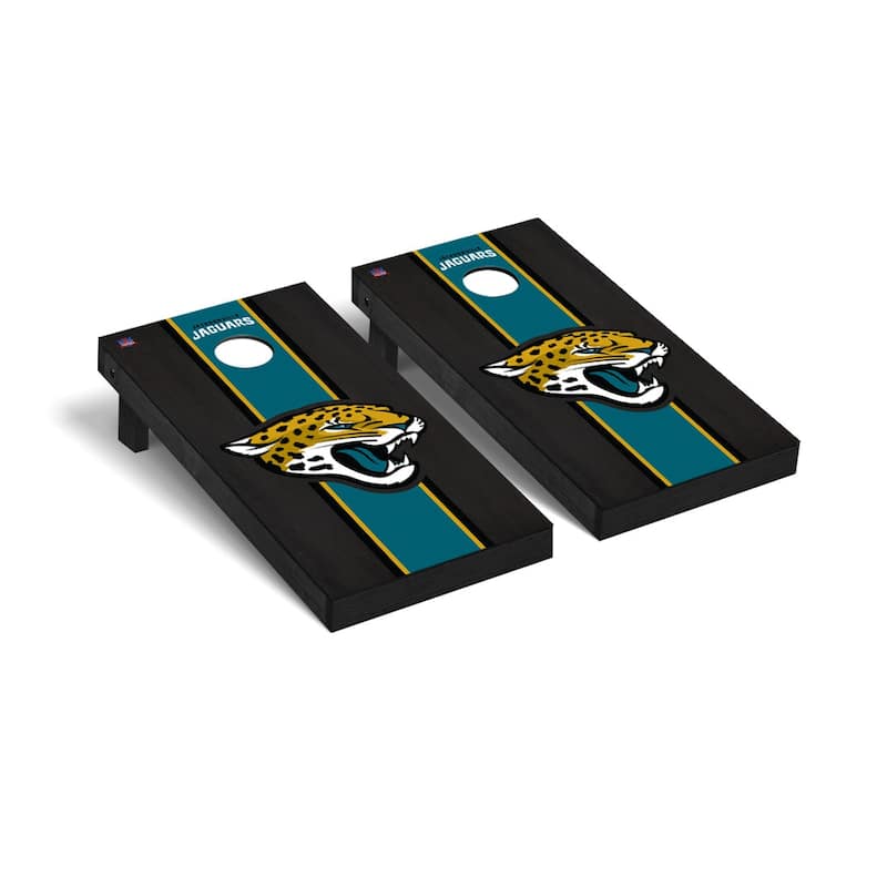 Jacksonville Jaguars 2x4 Pro Cornhole Boards - V4 - Include Case & Lights