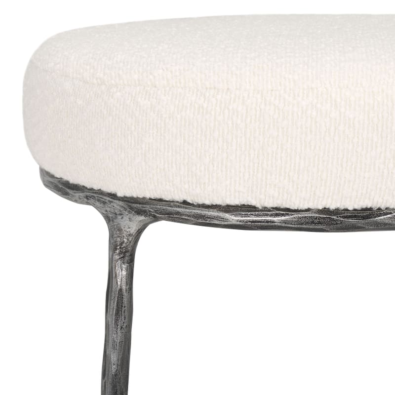 SAFAVIEH Couture Christella 26-inch Counter Stool (Fully Assembled) - 21.3 In. W x 21.3 In. D x 26 In. H - 21Wx21Dx26H