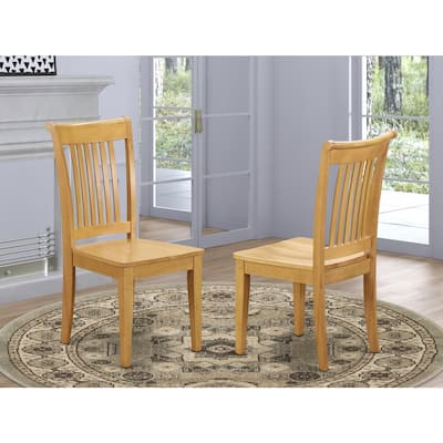 Dining Chair with Slat Back, Solid Wood Construction, Stylish Accent Seating - 17
