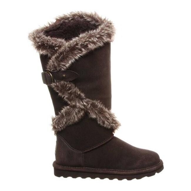bearpaw boots with fur on outside