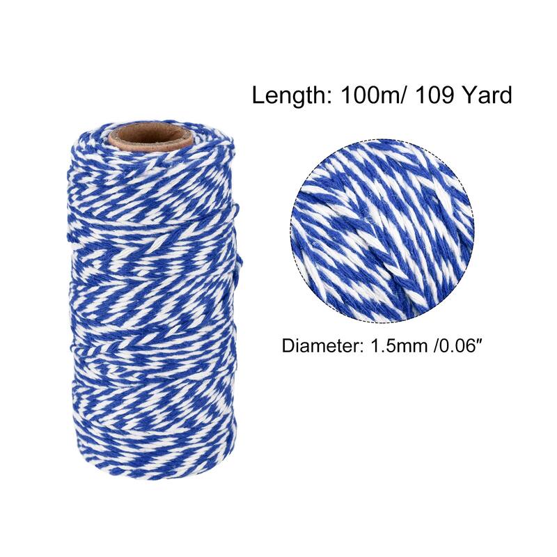 Twine Packing String Cotton Twine Rope for Gift Wrapping, Christmas