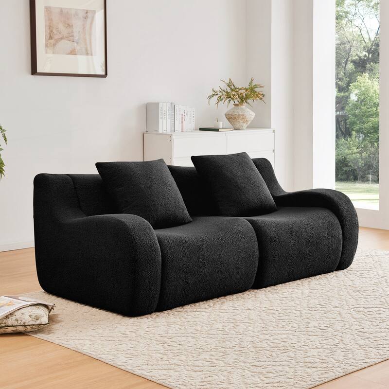 Boneless Sofa,No Assembly Required Streamlined Design