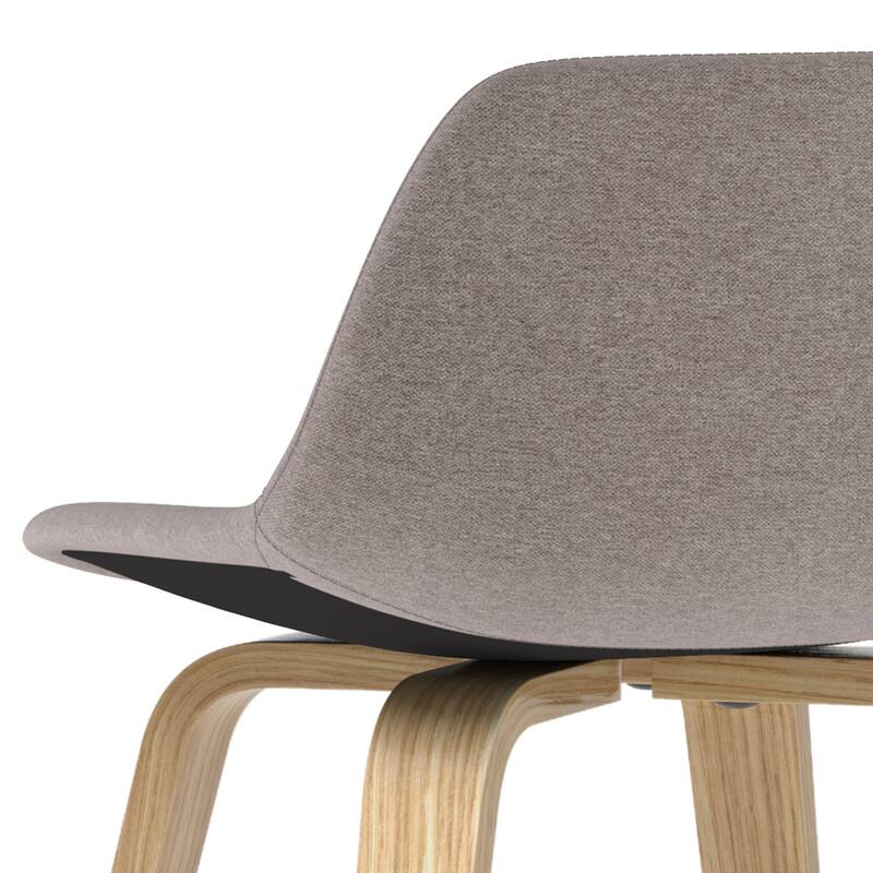 WYNDENHALL Cacey Mid Century Modern Bentwood Counter Height Stool (Set of 2) - 20.7'' x 21.1'' x 36.6
