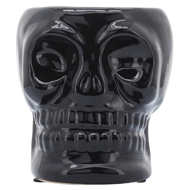 Decorative Ceramic Skull Table Vase