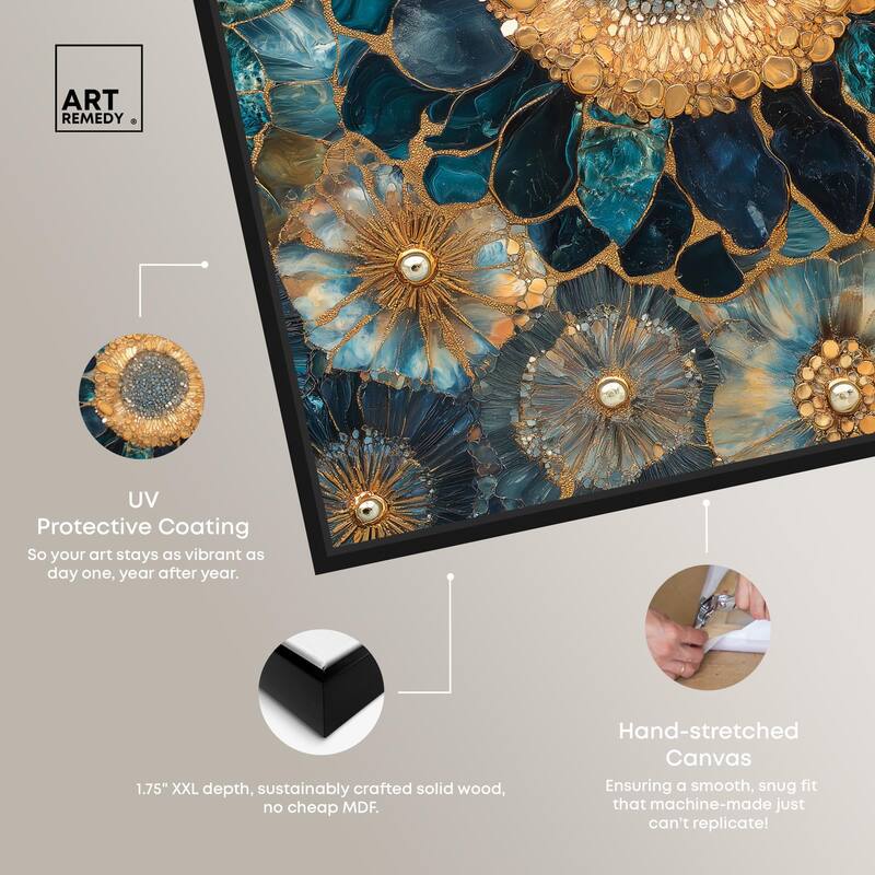 Opulent Geode II Canvas by Art Remedy