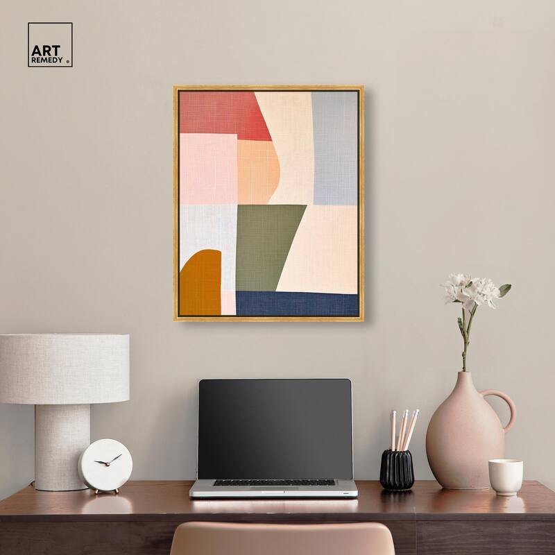 Planar Patchwork I Canvas by Art Remedy