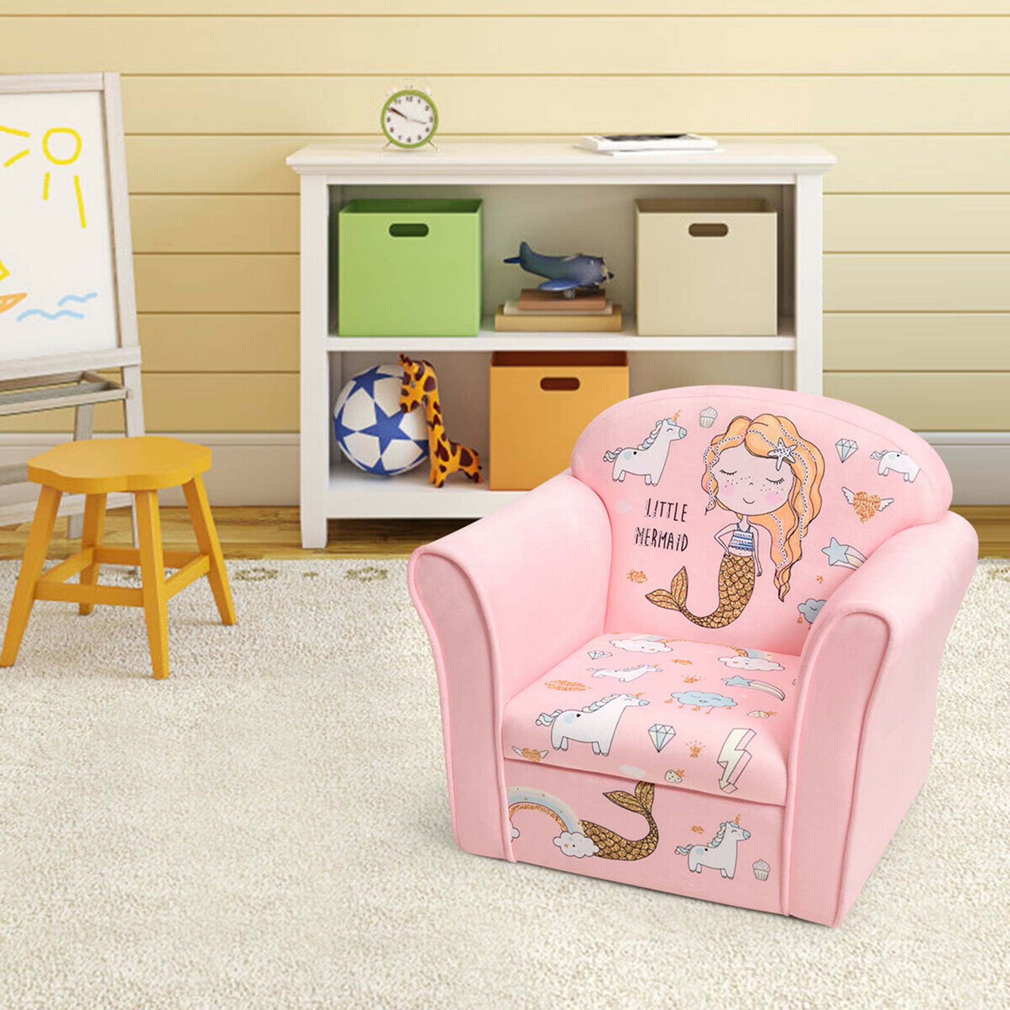Pink mermaid chair discount