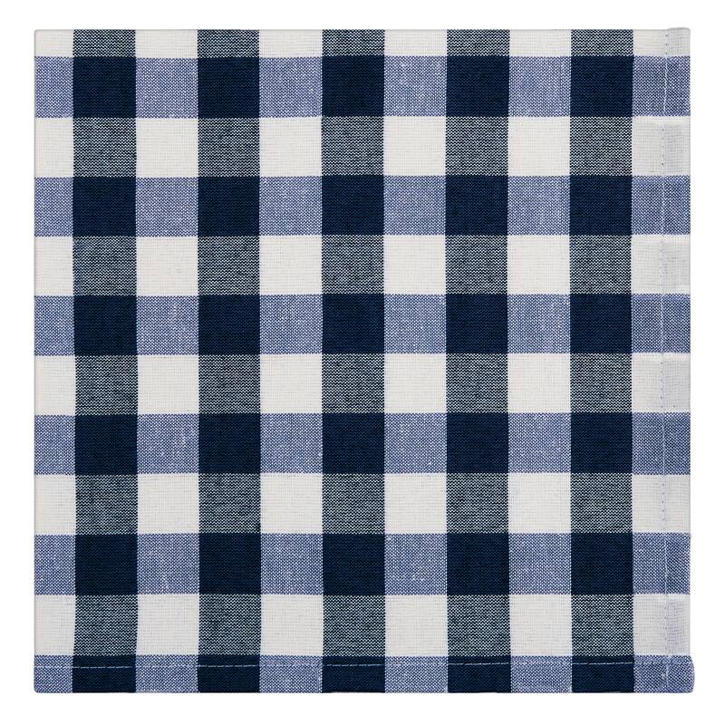 Buffalo Check Dinner Table Napkins - Set of Four
