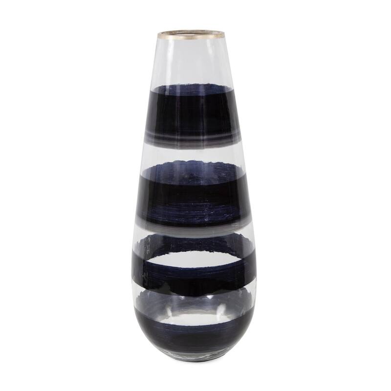 Vector Glass Torpedo Vase - 17.5H x 7W x 7D