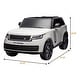 preview thumbnail 19 of 41, 2 Seater Battery Operated 24V Electric Truck Vehicle Licensed Land Rover with Spring Suspension