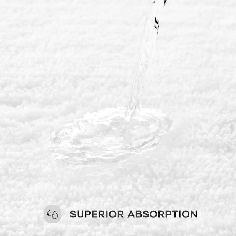 Madison Park Signature Splendor 100-percent Cotton Tufted 3000 GSM Reversible Bath Rug