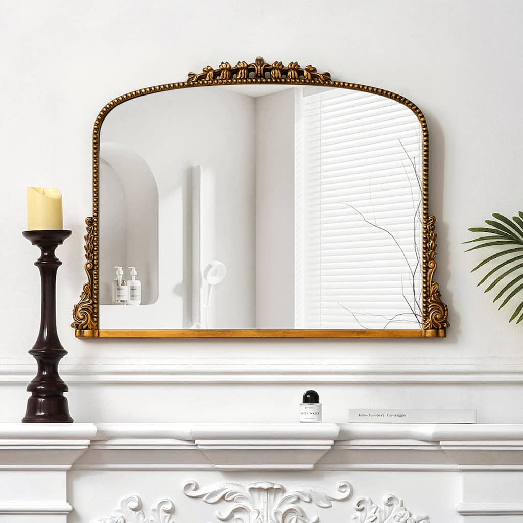 Arch Wall Mirror Baroque Accent Mirrors - 36"×23"
