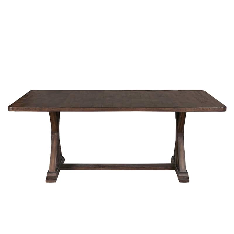 Sawmill Trestle Dining Table - 42"W x 30.63"H x 76"D