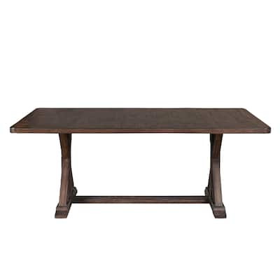 Sawmill Trestle Dining Table - 42"W x 30.63"H x 76"D