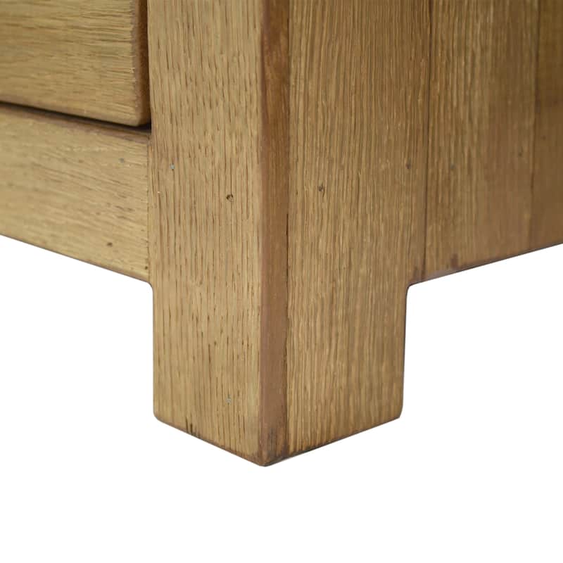 Vintner's Freestanding Reclaimed Oak Bathroom Vanity (Base Only)