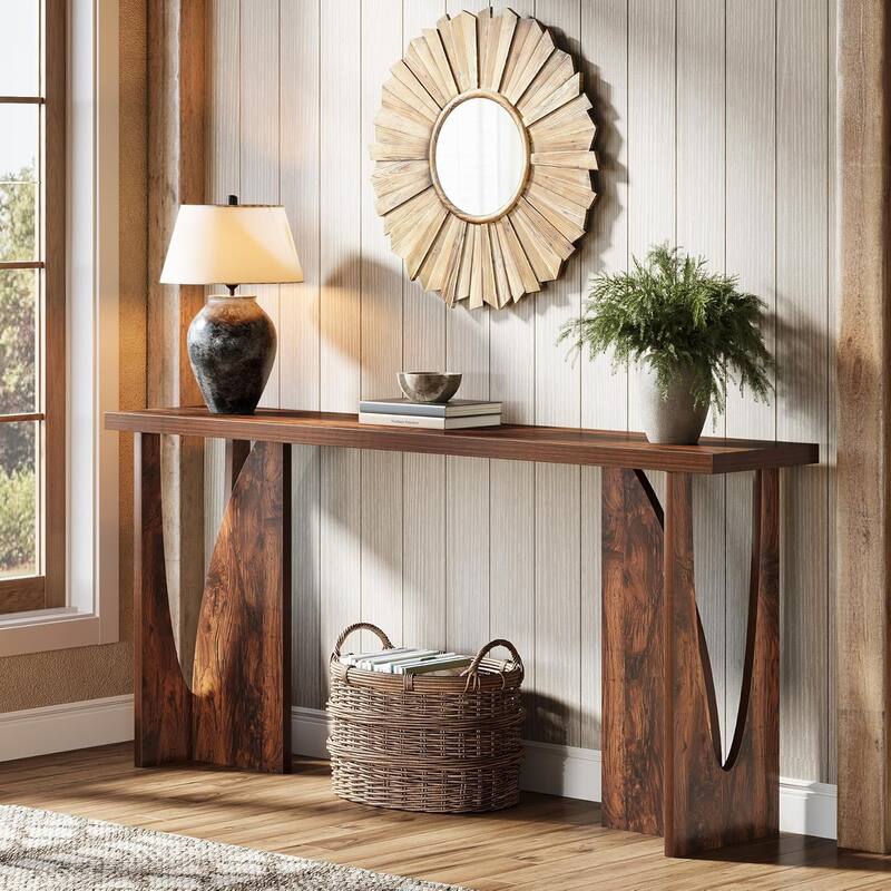 70.9 Inches Narrow Console Sofa Table for Entryway Living Room - 70.9"W *11.8"D*31.5"H